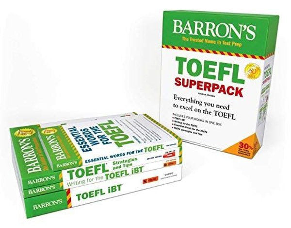 TOEFL iBT Superpack (Barron's Test Prep) - Pamela J. Sharpe kitap kapağı