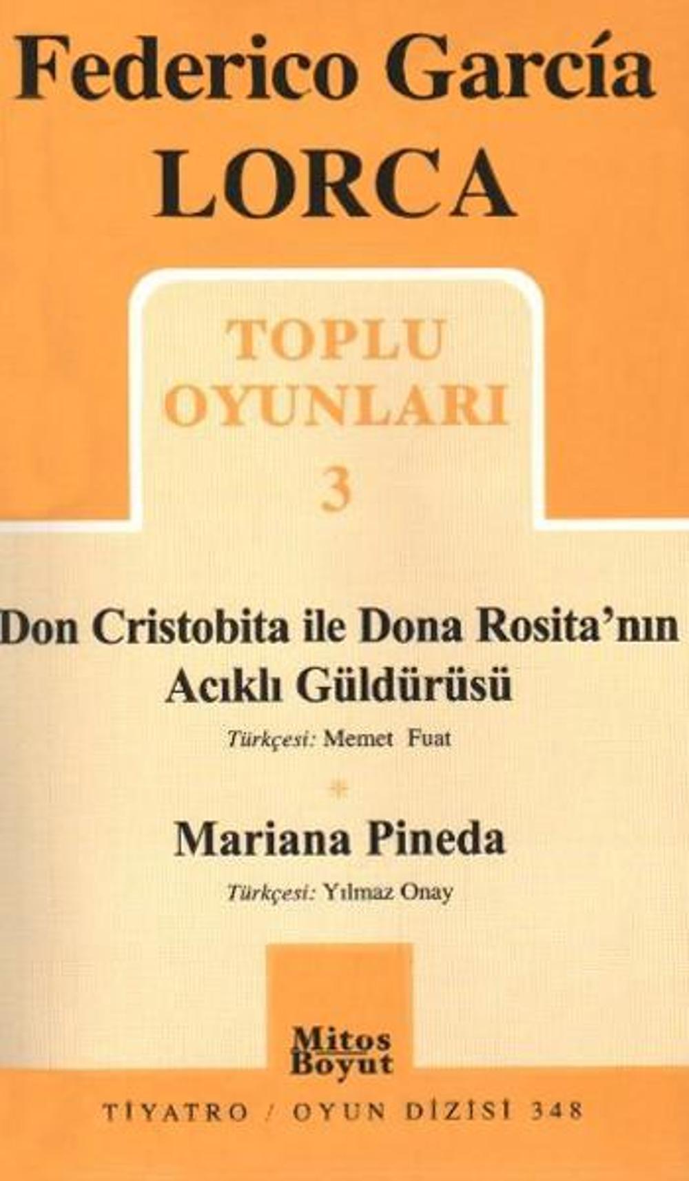 Toplu Oyunları 3 - Don Cristobita ile Dona Rosita'nın Acıklı Güldürüsü | Mitos Boyut Yayınları