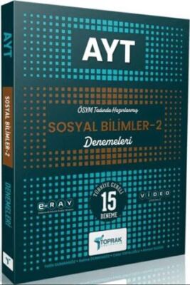 AYT Sosyal Bilimler 2 Deneme Toprak Yayıncılık - Kolektif kitap kapağı