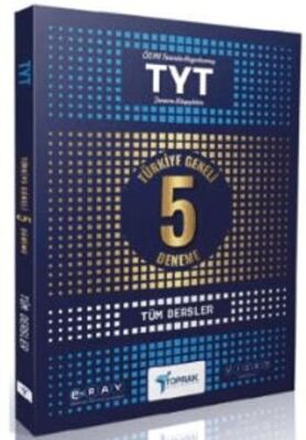 Toprak 2025 Tyt 5 Genel Deneme - Kolektif kitap kapağı