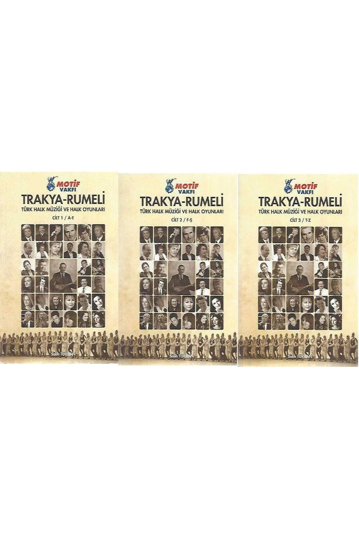 Trakya-Rumeli Türk Halk Müziği Ve Halk Oyunları Cilt: 1 -2- 3 [Takım-Cd'Li] / Salih Turhan kitap kapağı