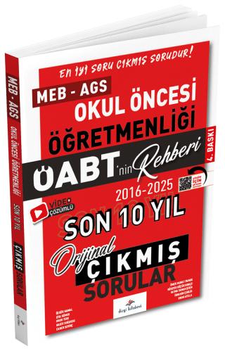 2026 ÖABT MEB-AGS nin Rehberi Okul Öncesi Öğretmenliği Çıkmış Sorular Son 10 Yıl Çözümlü | Dizgi Kitap (Ciltsiz)  - Resim 1
