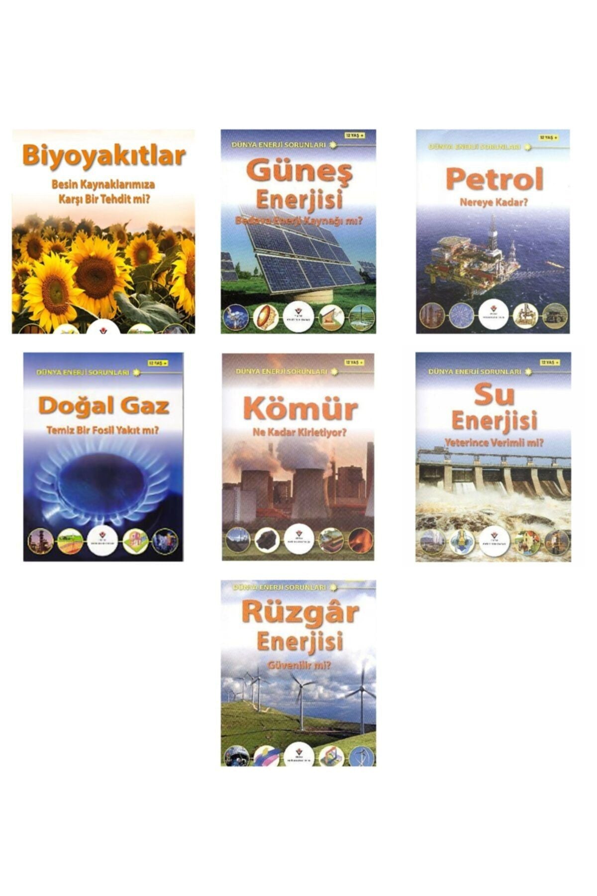Tübitak Yayınları Dünya Enerji Sorunları Set 7 Kitap 12+Yaş kitap kapağı
