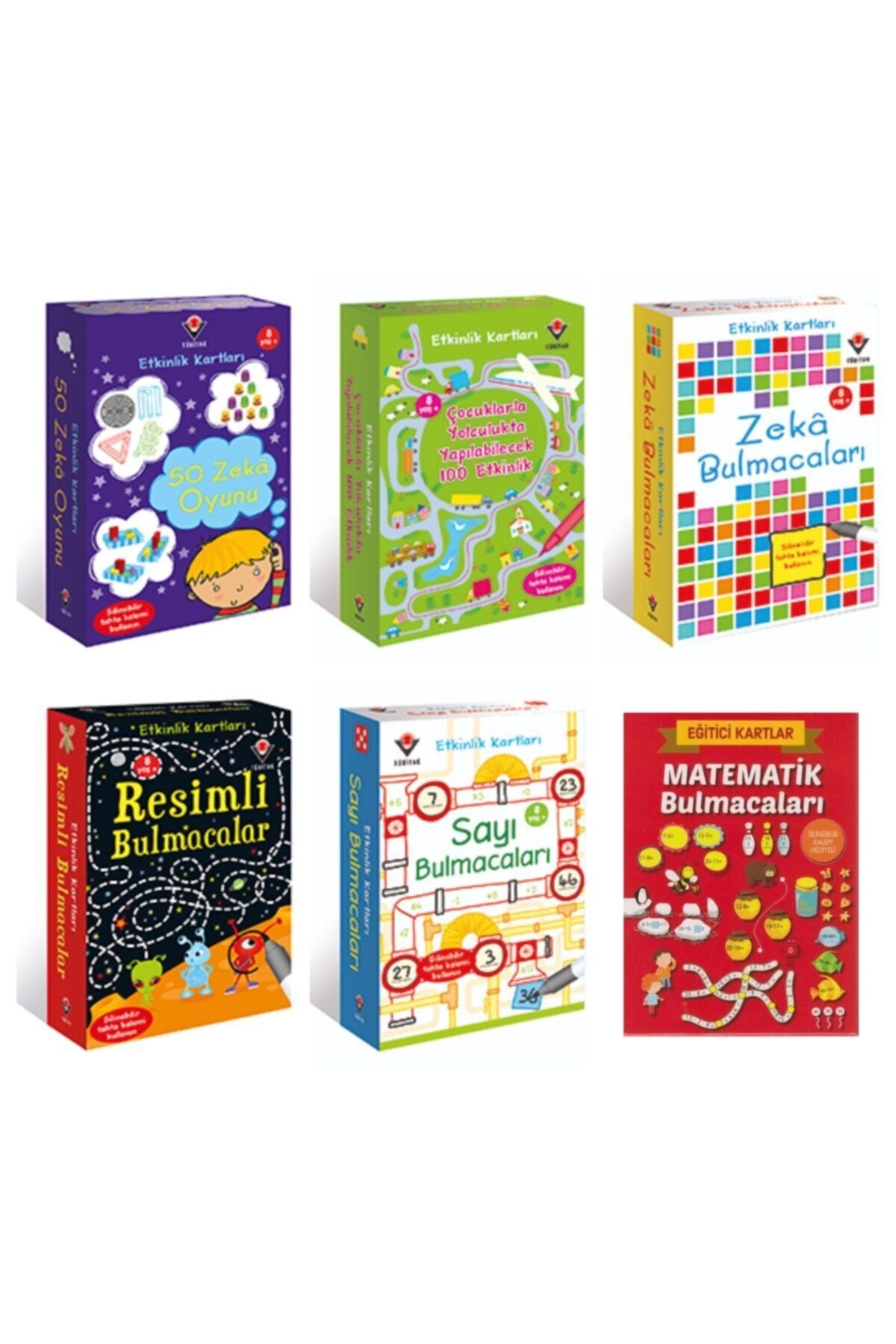 Tübitak Yayınları Etkinlik Kartları 6 Lı Set kitap kapağı