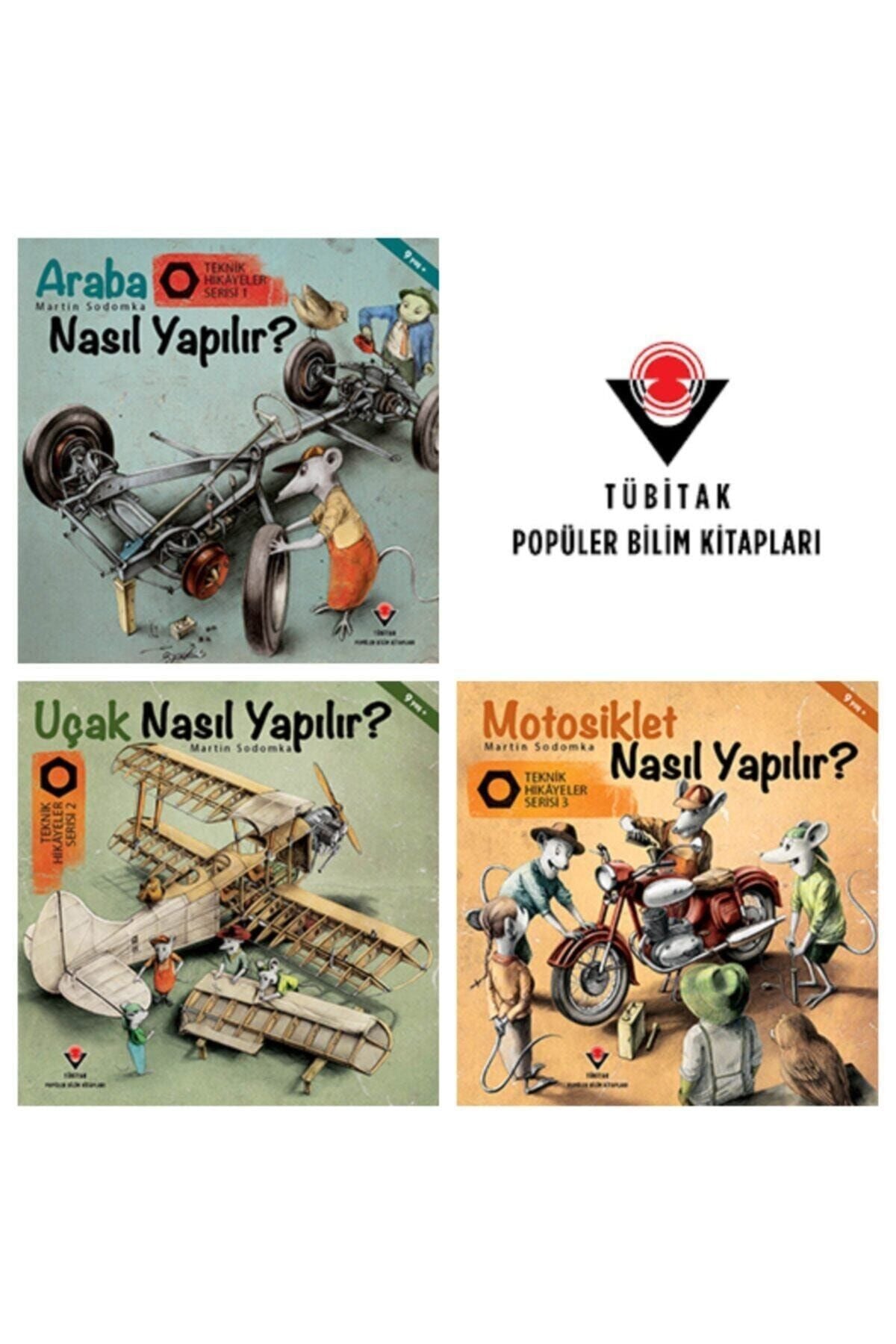 Tübitak Yayınları Tübitak Teknik Hikayeler Serisi 3 Kitap 9+ Yaş kitap kapağı