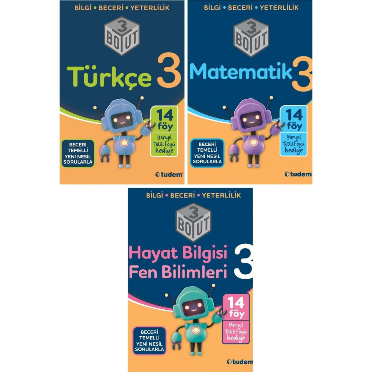 Tudem Yayınları 3. Sınıf 3 Boyut Fasikül Etkinlikli Set kitap kapağı