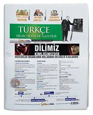 Tüm Sınavlar İçin Türkçe Dilsel Olaylar Gazetesi - Kolektif kitap kapağı