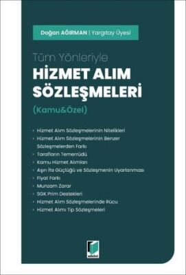 Tüm Yönleriyle Hizmet Alım Sözleşmeleri - Doğan Ağırman kitap kapağı