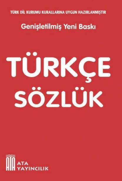 Türkçe Sözlük Plastik Kapak Ata Yayıncılık kitap kapağı