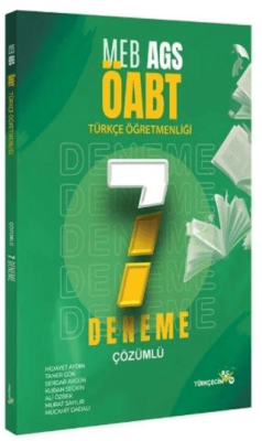 ÖABT MEB AGS Türkçe Öğretmenliği 7 Deneme Türkçecim TV - Hidayet Aydın kitap kapağı