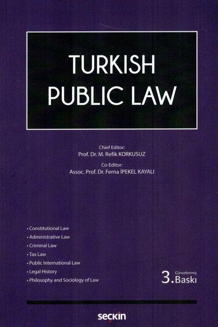 Turkish Public Law - Ferna İpekel Kayalı kitap kapağı