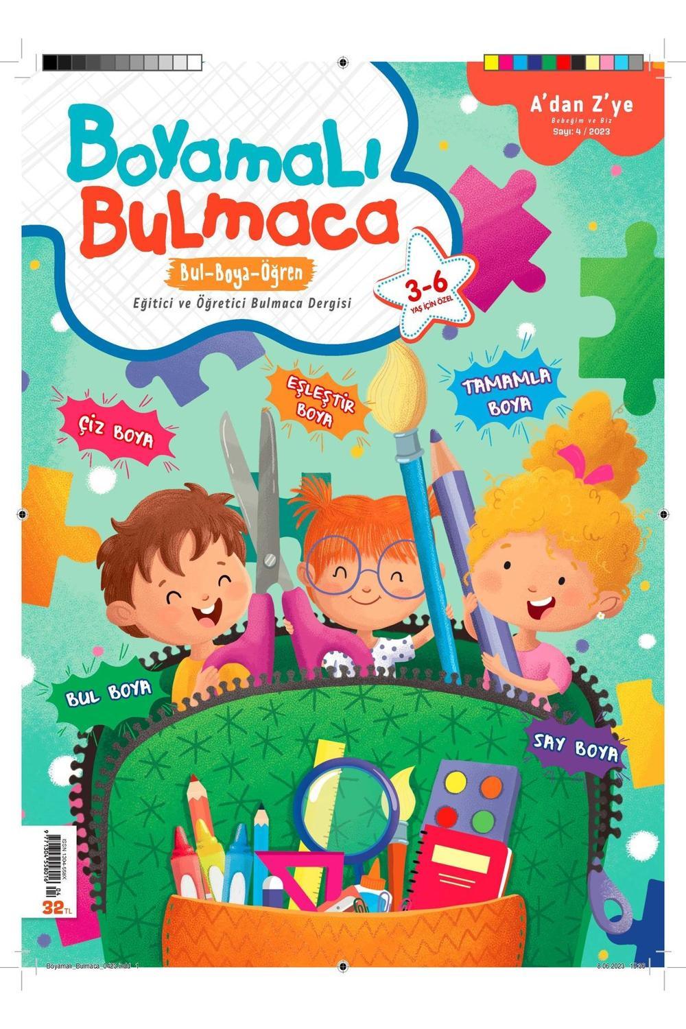 Turkuvaz Dergi Boyamalı Bulmaca 2 | Turkuvaz Dergi