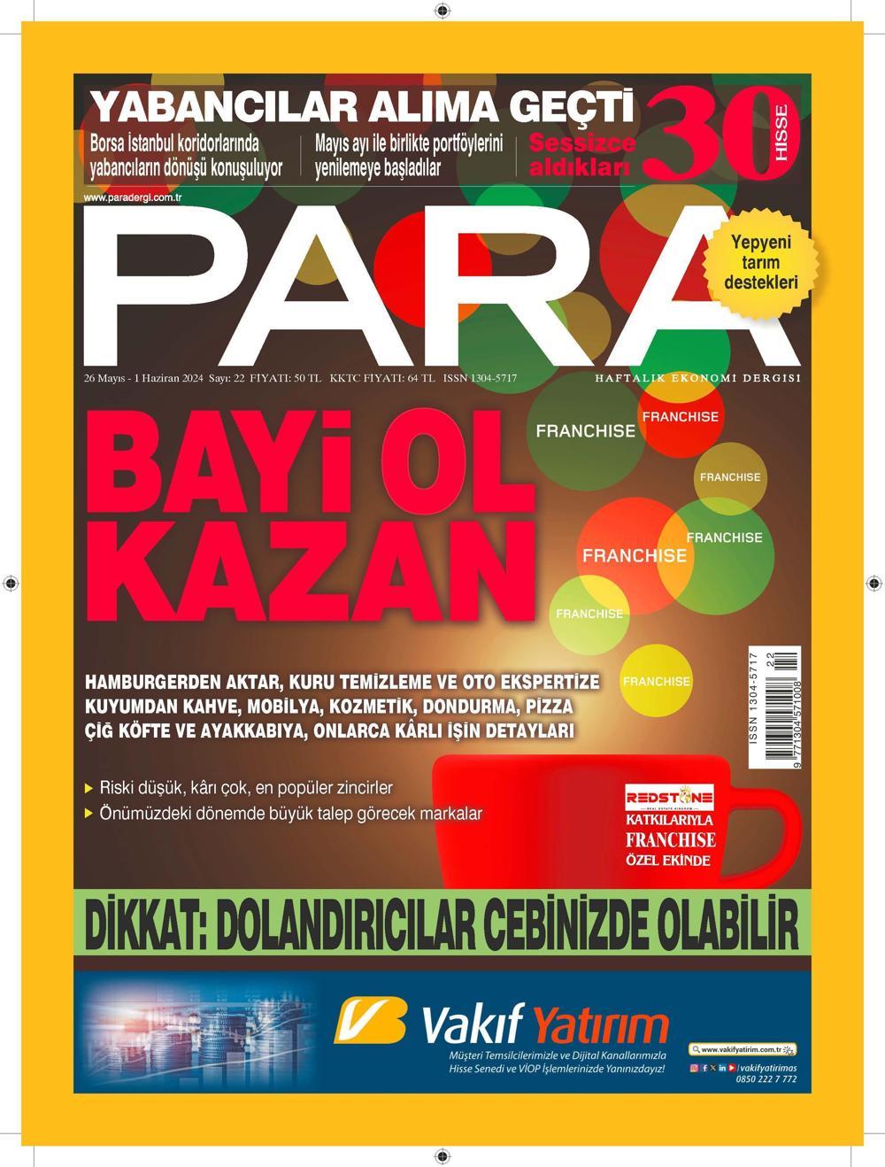 Turkuvaz Dergi Para Güncel Sayı | Turkuvaz Dergi