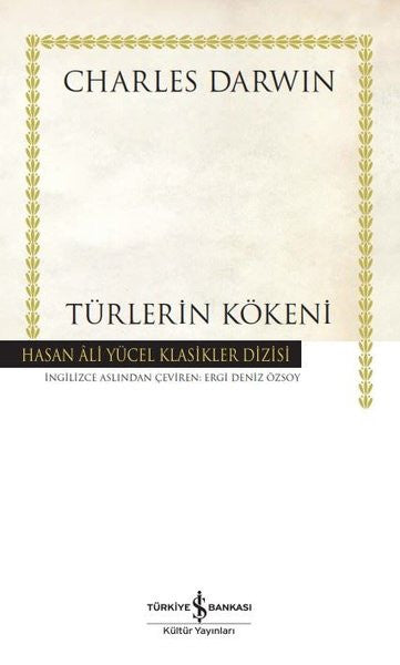 Türlerin Kökeni - Hasan Ali Yücel Klasikler - Charles Darwin kitap kapağı