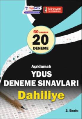 TUSDATA YDUS Açıklamalı Dahiliye 20 Deneme Kitabı - Kolektif kitap kapağı