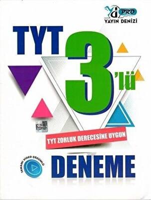 TYT 3 lü Pro Deneme - Kolektif kitap kapağı