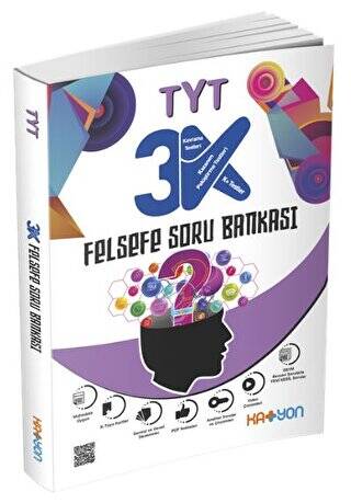 Katyon Yayınları TYT 3K Felsefe Soru Bankası - Kolektif kitap kapağı