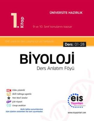 YKS DAF Biyoloji 1. Kitap 01 - 28 - Kolektif kitap kapağı