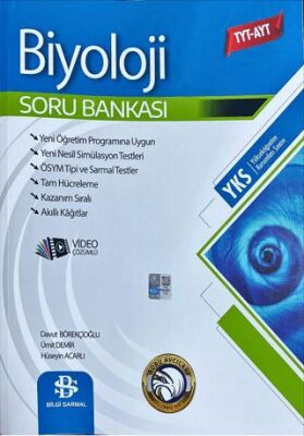 TYT AYT Biyoloji Soru Bankası - Davud Börekçioğlu kitap kapağı