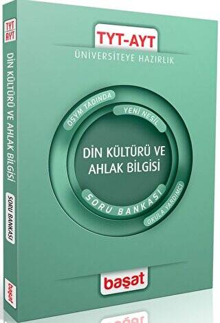 Başat Yayınları TYT AYT Din Kültürü ve Ahlak Bilgisi Soru Bankası - Kolektif kitap kapağı