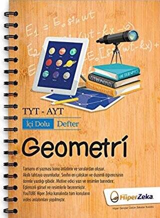 TYT - AYT Geometri İçi Dolu Defter - Kolektif kitap kapağı