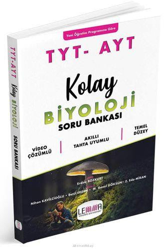 Tyt Ayt Kolay Biyoloji Soru Bankası - Lemma Yayınları kitap kapağı