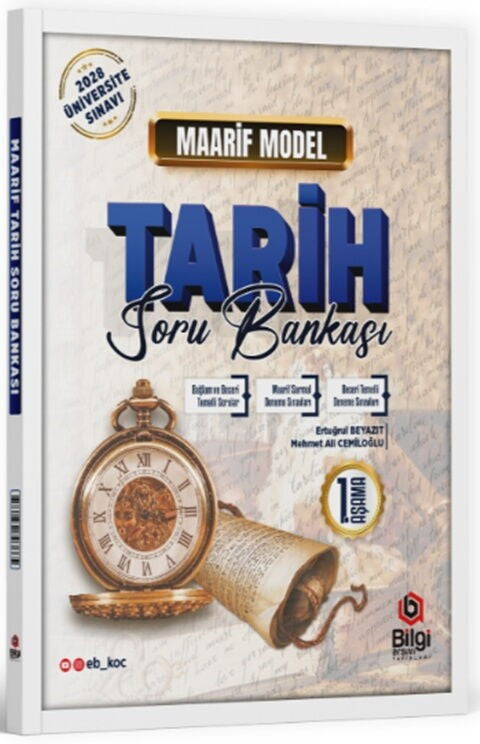 TYT AYT Tarih Maarif Model Soru Bankası Bilgi Arşivi kitap kapağı