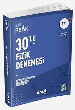 Tyt Fizik 30'Lu Deneme ( Best Peak ) - Ünlü Yayınları - Kolektif kitap kapağı