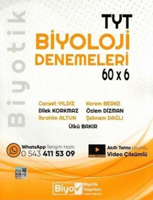 TYT Biyoloji Denemeleri - Kolektif kitap kapağı