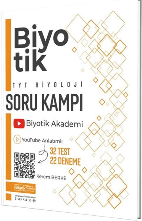 TYT Biyoloji Soru Kampı Biyotik Yayınları kitap kapağı