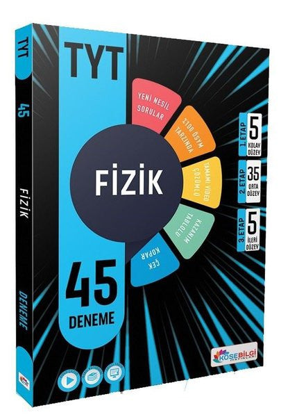 TYT Fizik Video Çözümlü 45 Branş Deneme - Kolektif kitap kapağı
