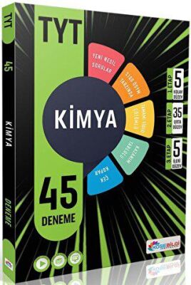 TYT Kimya Video Çözümlü 45 Branş Deneme - Kolektif kitap kapağı