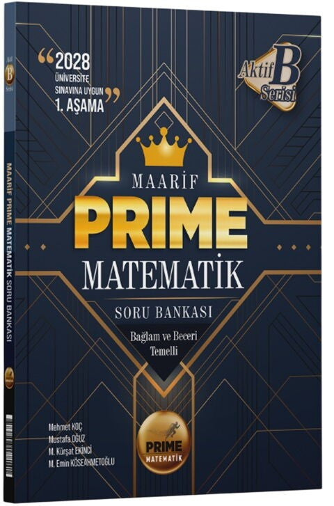 TYT Maarif Prime Matematik Soru Bankası Aktif Öğrenme kitap kapağı