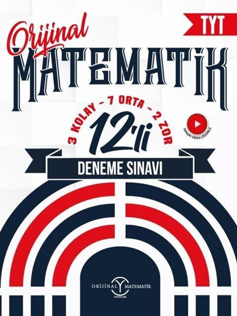 TYT Matematik 12 li Deneme Sınavı Orijinal Yayınları kitap kapağı