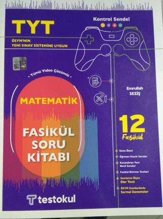 Test Okul Yayınları TYT Matematik Fasikül Soru Kitabı - Kolektif kitap kapağı