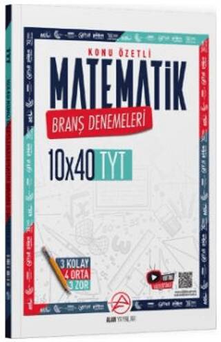 TYT Matematik Konu Özetli 10 x 40 Branş Denemeleri - Kolektif kitap kapağı
