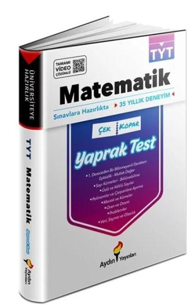 TYT Matematik Yaprak Testler - Kolektif kitap kapağı