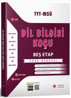TYT MSÜ Dil Bilgisi Koçu Beş Etap Soru Bankası - Kolektif kitap kapağı