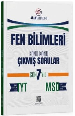 TYT MSÜ Fen Bilimleri Konu Konu Çıkmış Sorular Son 7 Yıl Alan Yayınları - Kolektif kitap kapağı