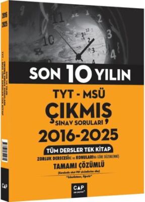 TYT MSÜ Son 10 Yılın Çıkmış Soruları 2016 2025 - Komisyon kitap kapağı