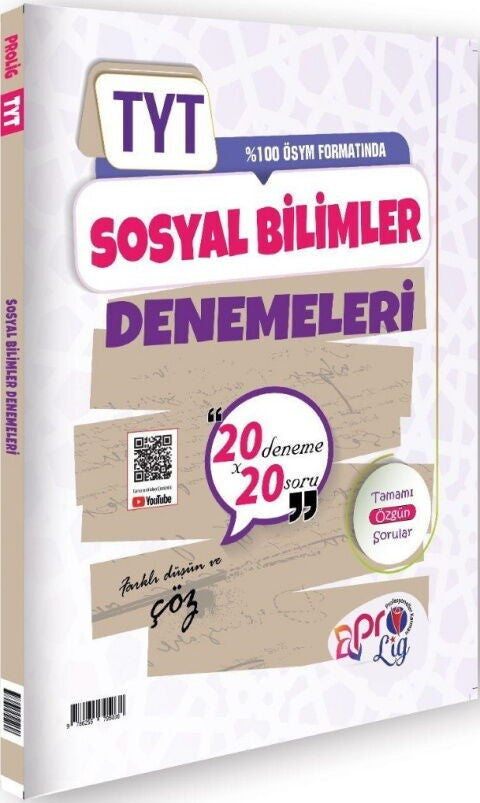 TYT Sosyal Bilimler 20 x 20 Deneme Profesyoneller Karması kitap kapağı
