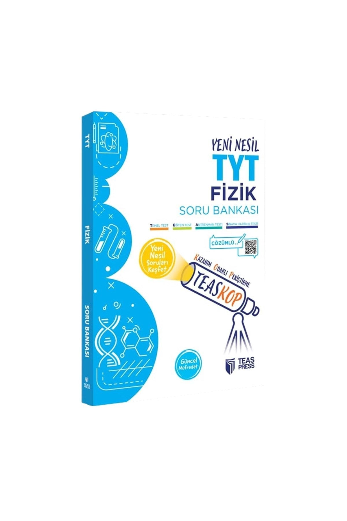 Tyt Teaskop Fizik Soru Bankası Yni kitap kapağı