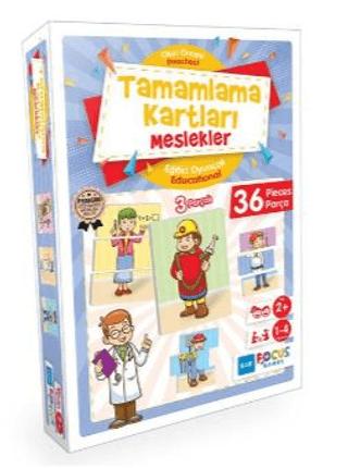 Blue Focus Meslekler Tamamlama Kartları | Blue Focus Yayınları - Resim 1