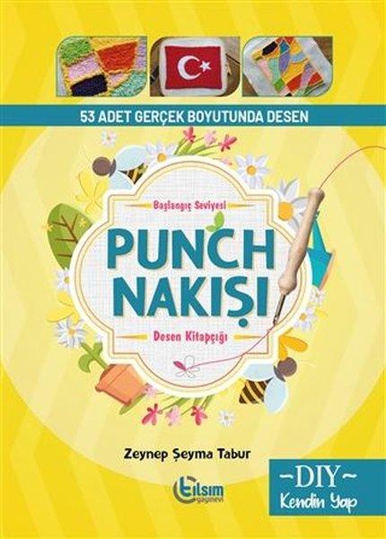 Başlangıç Seviyesi Punch Nakışı Desen Kitapçığı | Tılsım Yayınevi (İnce Kapak)  - Resim 1