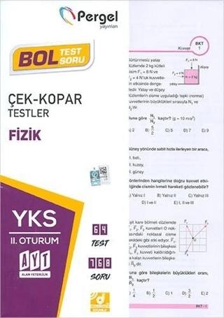 AYT 2. Oturum Fizik Yaprak Test | Pergel Yayınları (Ciltsiz)  - Resim 1
