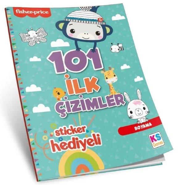 Fisher Price 101 İlk Çizimlerim Türkçe | Ks Games (İnce Kapak)  - Resim 1