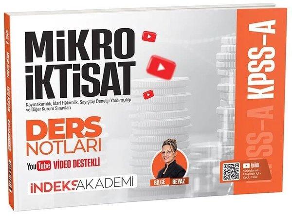 2026 KPSS A Grubu Mikro İktisat Video Ders Notları | İndeks Akademi (İnce Kapak)  - Resim 1