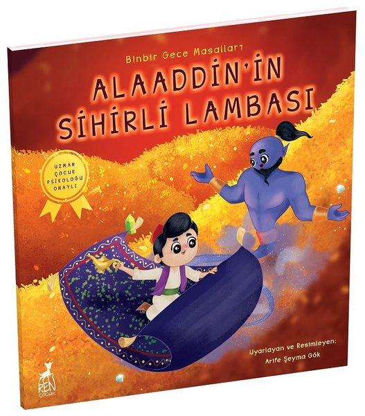 Alaaddin'in Sihirli Lambası - Binbir Gece Masalları | Ren Kitap (İnce Kapak)  - Resim 1