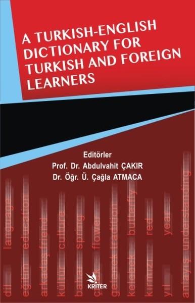 A Turkish-English Dictionary For Turkish And Foreign Learners | Kriter (İnce Kapak)  - Resim 1