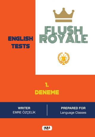 Flush Royale English Tests 1 | Tilki Kitap (Ciltsiz)  - Resim 1